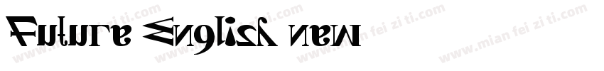 Future English new字体转换